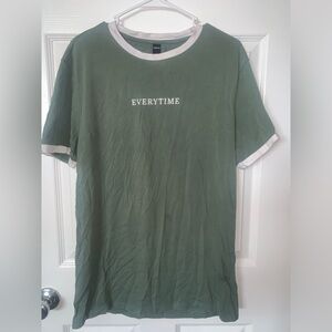 Mens Olive Green T-shirt